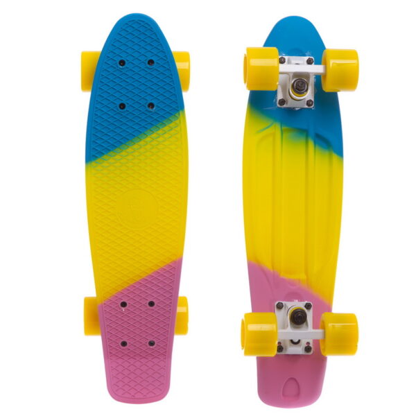 Пенни борд Penny Board круизер пластиковый RUBBER SOFT 22" FISH