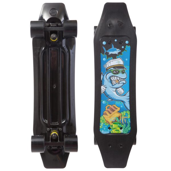 Скейтборд пластиковый FISH Duckbill 23" черный