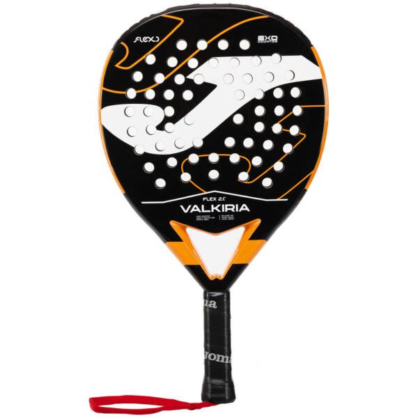 Ракетка для падел-тенниса Padel Joma VALKIRIA FLEX черный-оранжевый
