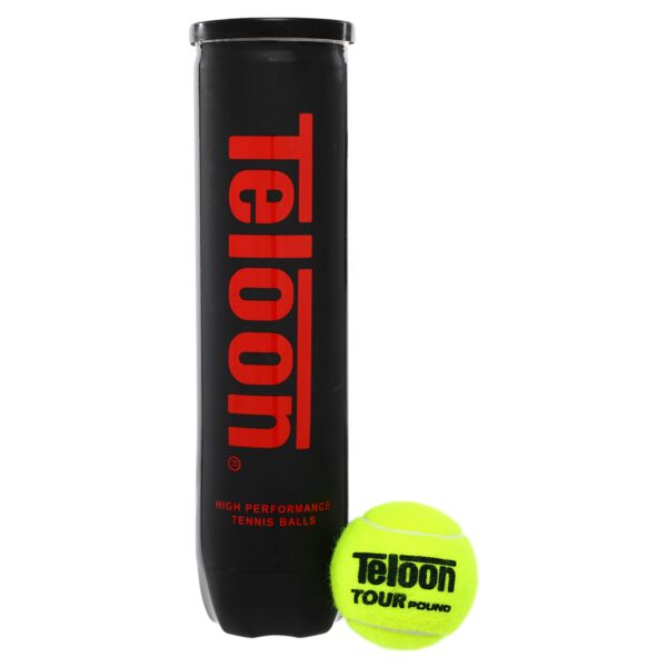 Мяч для большого тенниса TELOON POUND 4шт салатовый
