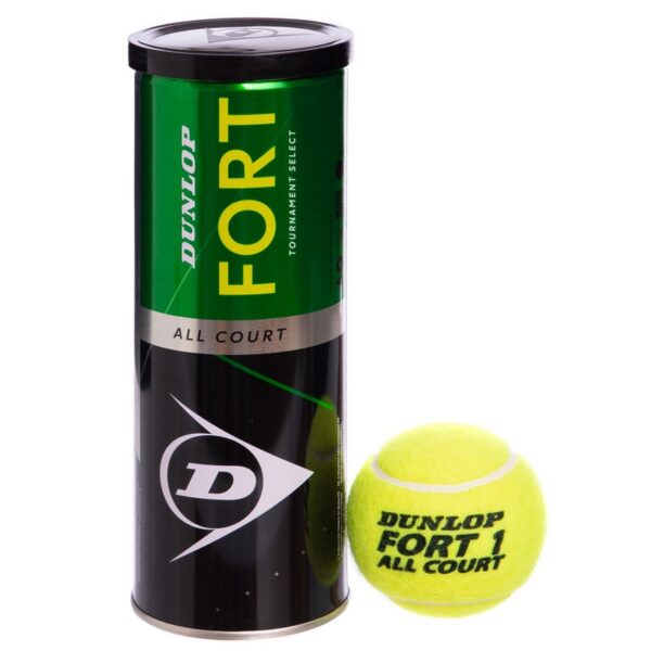 Мячи для большого тенниса DUNLOP FORT TOURNAMENT SELECT 3шт салатовый