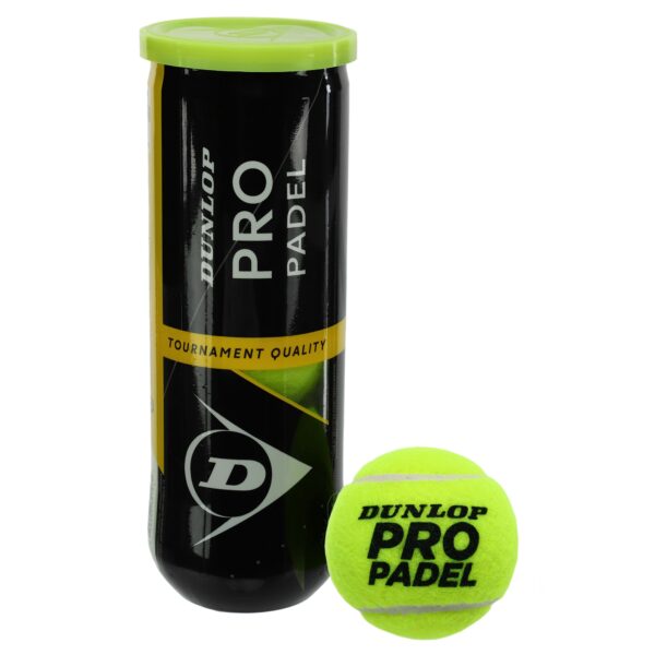 Мячи для большого тенниса DUNLOP PRO PADEL 3шт салатовый