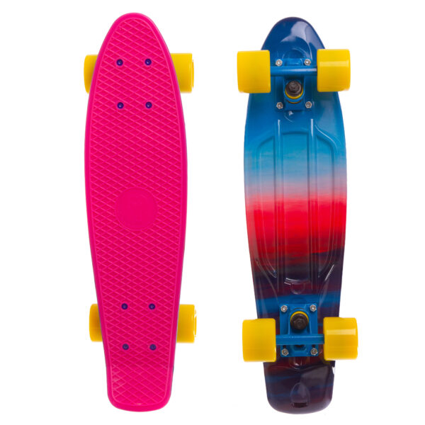 Пенни борд Penny Board круизер пластиковый 22" розовый