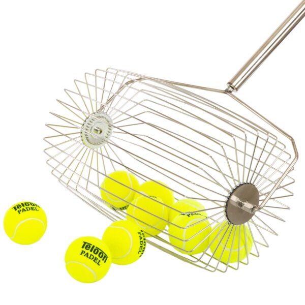 Машина-корзина для сбора теннисных мячей TENNIS BALL CART TELOON черный