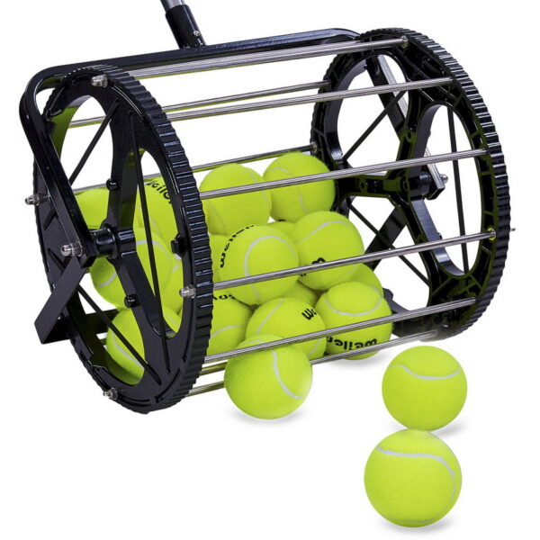 Машина-корзина для сбора теннисных мячей TENNIS BALL CART на 72 мяча черный