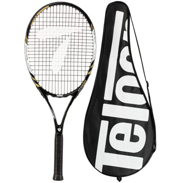 Ракетка для большого тенниса 27" TELOON X-BLADE-V5 черный-золотой