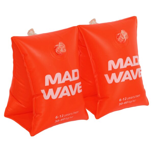 Нарукавники для плавания детские надувные 2шт MadWave BASIC 2-12 лет