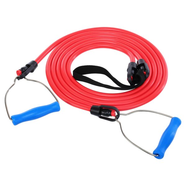 Тренажер для плавания с ручками для тренировки гребка YINGFA TRAINING BELT 2 жгута длина1,5м, диаметр 1,3см