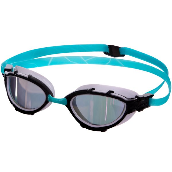 Очки для плавания взрослые радужные линзы MadWave TRIATHLON Rainbow