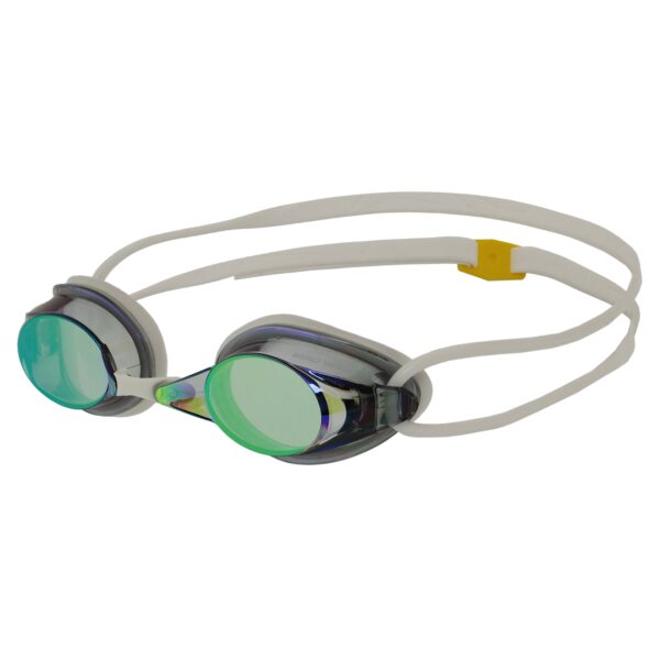 Очки для плавания стартовые радужные линзы MadWave STREAMLINE Rainbow
