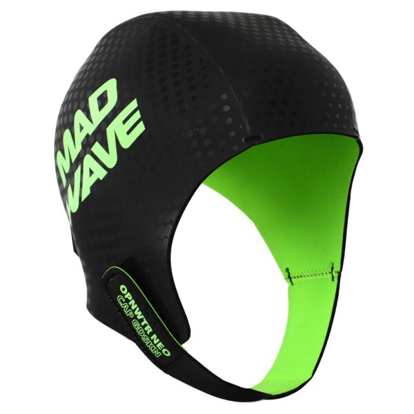 Шлем для триатлона и плавания на открытой воде MADWAVE OPNWTR NEO CAP GDSKN размер S-XL