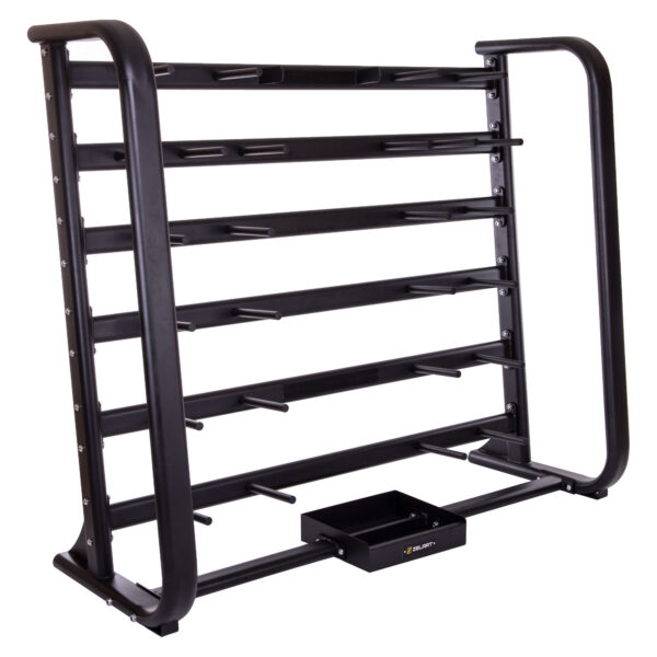 Стойка вертикальная для блинов дисков грифов и бодибаров размер-161x68,5x186см черный