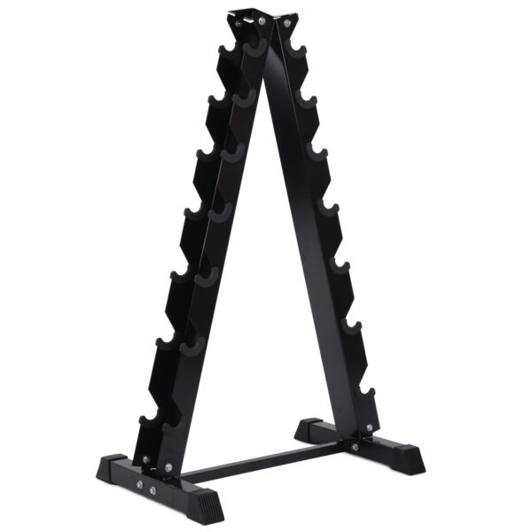 Стойка вертикальная для гантелей на 7 пар размер-60x50x115см черный