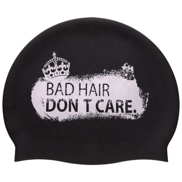 Шапочка для плавания силиконовая для взрослых MadWave DON'T CARE