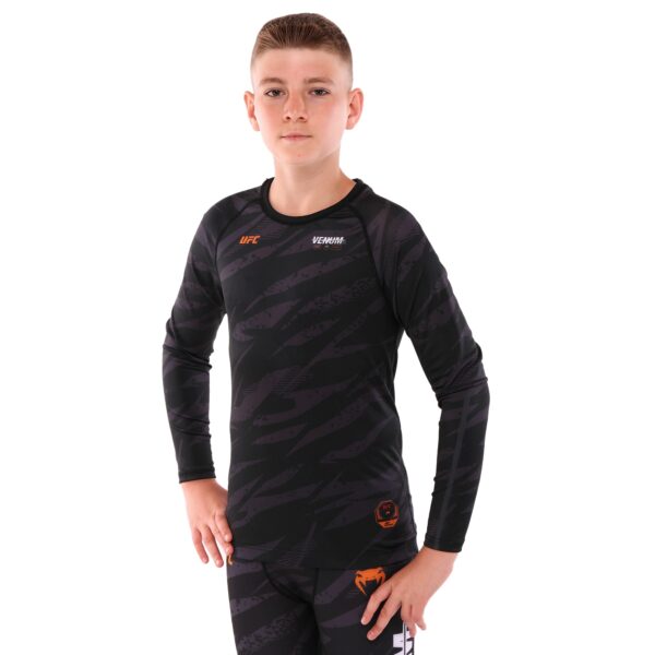 Рашгард лонгслив детский VENUM 3XS-L черный