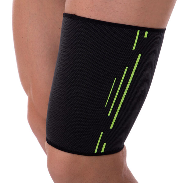 Бандаж на бедро S-XL серый-салатовый