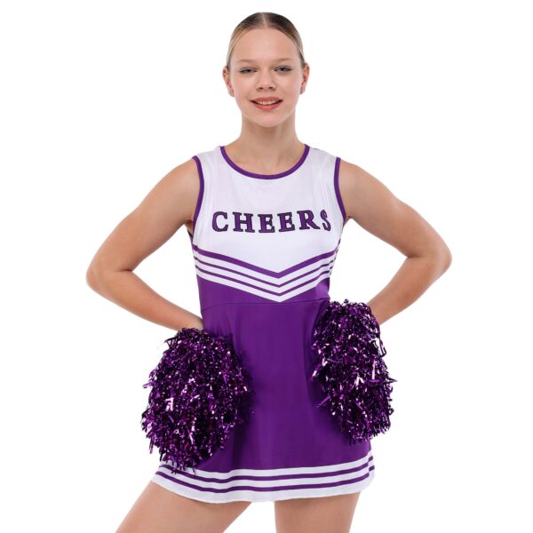 Платье для чирлидинга без рукавов размер S-2XL