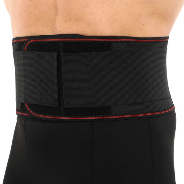 Пояс корсетный для поясницы с 5 ребрами жесткости и магнитными турмалиновыми накладками SIBOTE M-XL черный