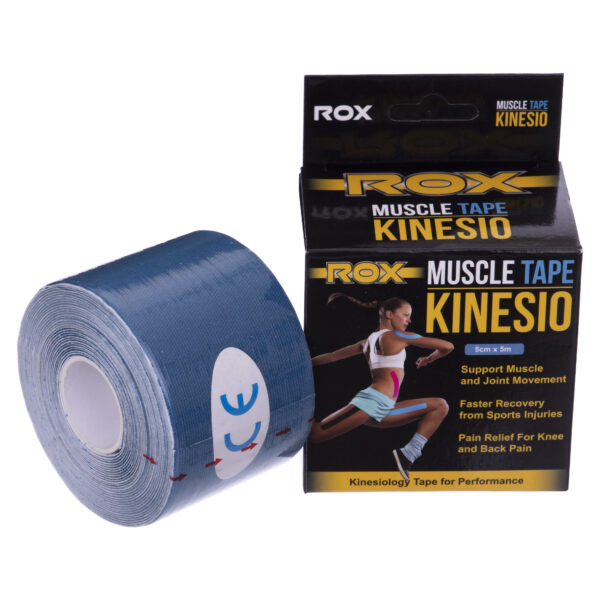 Кинезио тейп для лица и тела Kinesio tape ROX размер 5смх5м