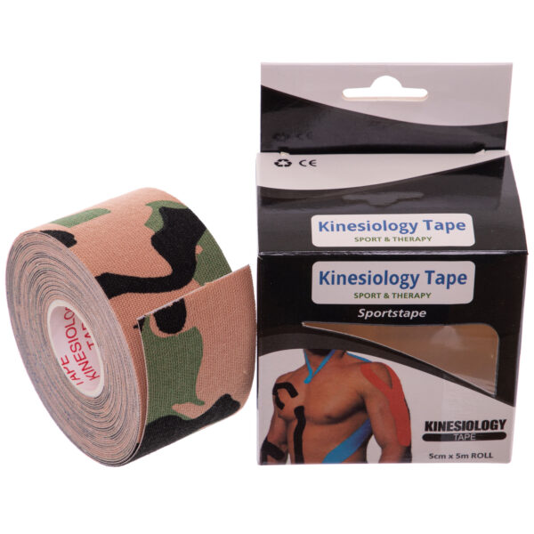 Кинезио тейп для лица и тела Kinesio tape размер 3,8смх5м