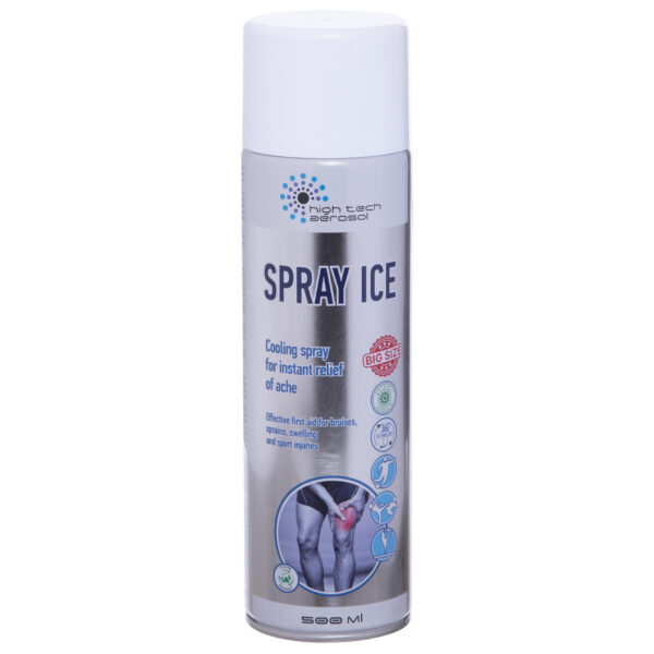 Заморозка спортивная обезбаливающий охлаждающий спрей HTA SPRAY ICE 500мл