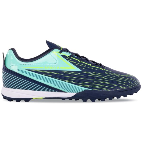 Сороконожки футбольные APOLLO размер 41-45 темно-синий-салатовый