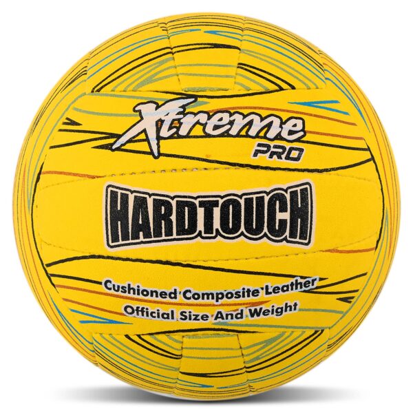Мяч волейбольный Composite Leather HARD TOUCH №5 желтый
