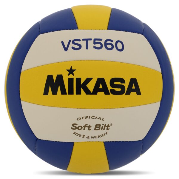 Мяч волейбольный MIKASA №5 PU синий-желтый-белый