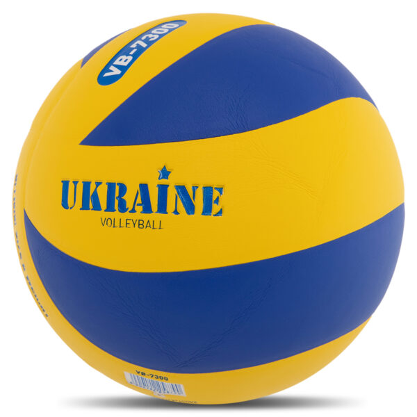 Мяч волейбольный UKRAINE №5 PU желтый-синий