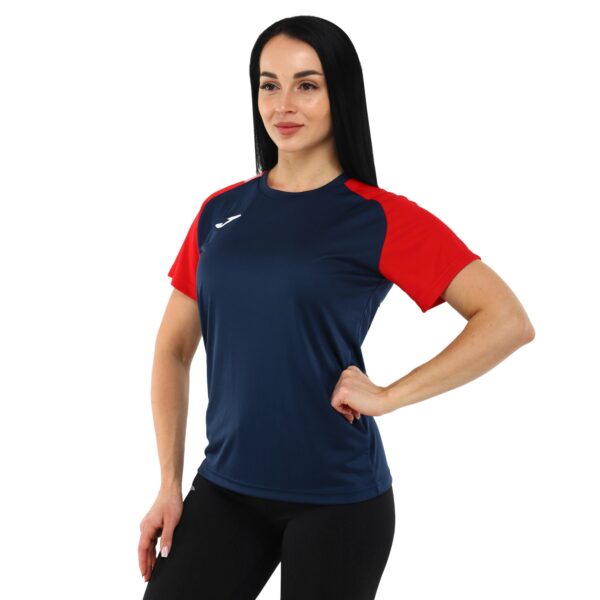 Футболка женская Joma ACADEMY IV XS-L темно-синий-красный
