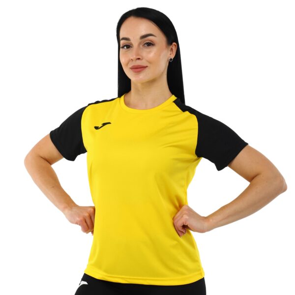 Футболка женская Joma ACADEMY IV XS-L желтый-черный