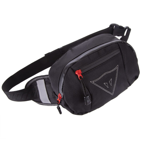 Сумка на пояс через плечо бананка DAINESE черный