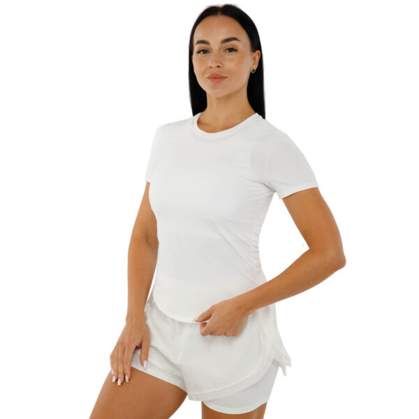 Футболка женская спортивная белая VSX S-XL