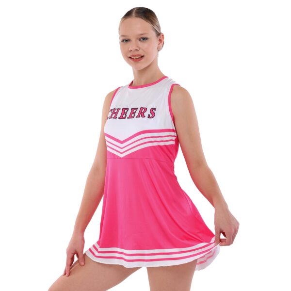 Платье для чирлидинга без рукавов размер S-2XL