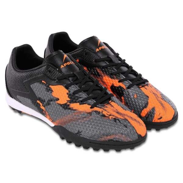 Сороконожки футбольные APOLLO размер 36-40 черный-оранжевый
