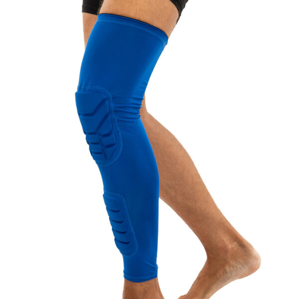 Наколенник баскетбольный длинный компрессионный с двойной защитой M-XL 1шт