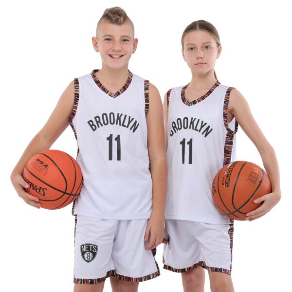 Форма баскетбольная детская NBA клуб Brooklyn Nets 11 белый
