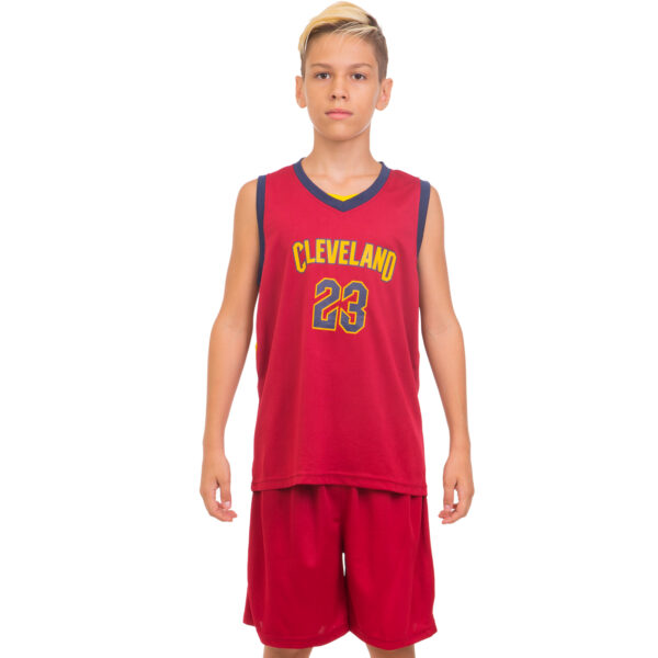 Форма баскетбольная детская NBA клуб Cleveland Cavaliers 23 бордовый-синий