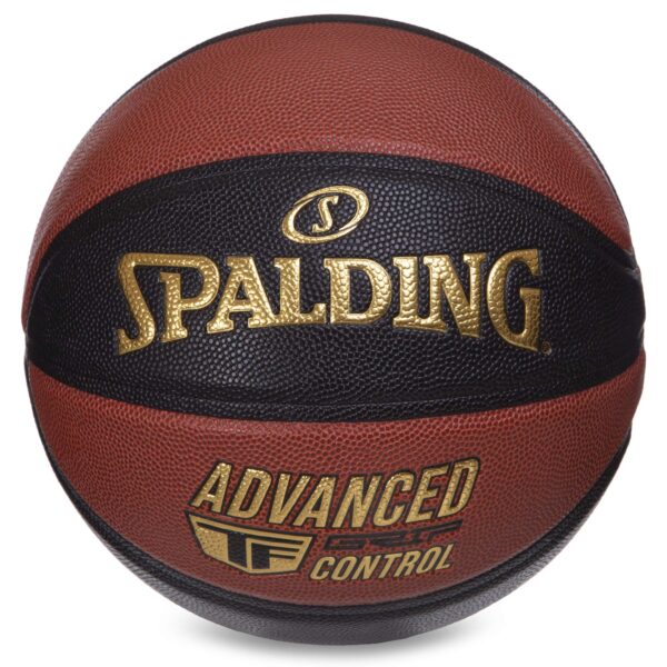 Мяч баскетбольный SPALDING ADVANCED TF CONTROL размер 7 оранжевый-черный