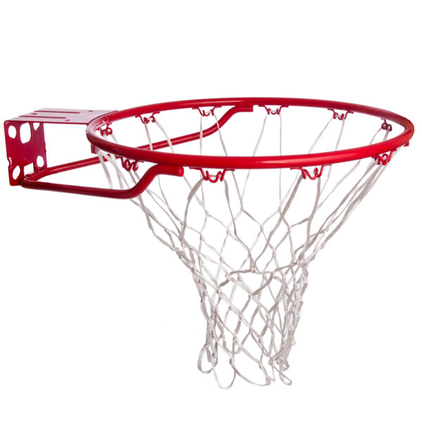 Кольцо баскетбольное с сеткой корзина баскетбольная №7 SPALDING PRO SLAM RIM красный