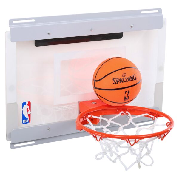 Щит баскетбольный с кольцом и сеткой креплением на дверь SPALDING NBA