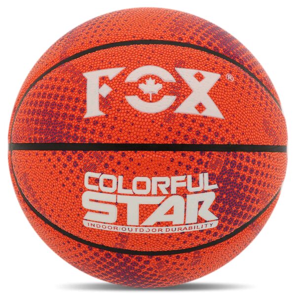Мяч баскетбольный PU FOX COLORFUL STAR Indoor/Outdoor №7