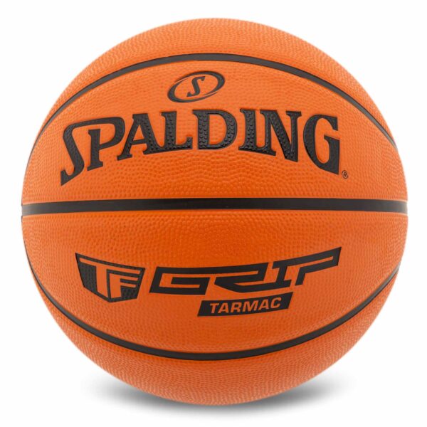 Мяч баскетбольный резиновый SPALDING TF TARMAC GRIP размер 7 оранжевый