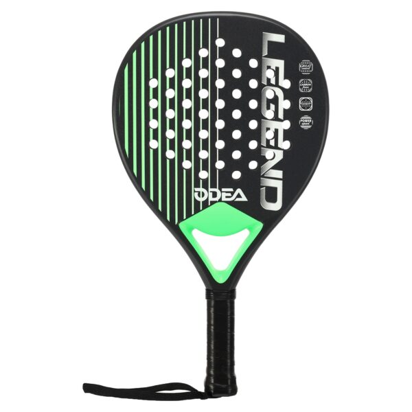 Ракетка для падел-тенниса Padel ODEAR LEGEND TEAR DROP черный-зеленый