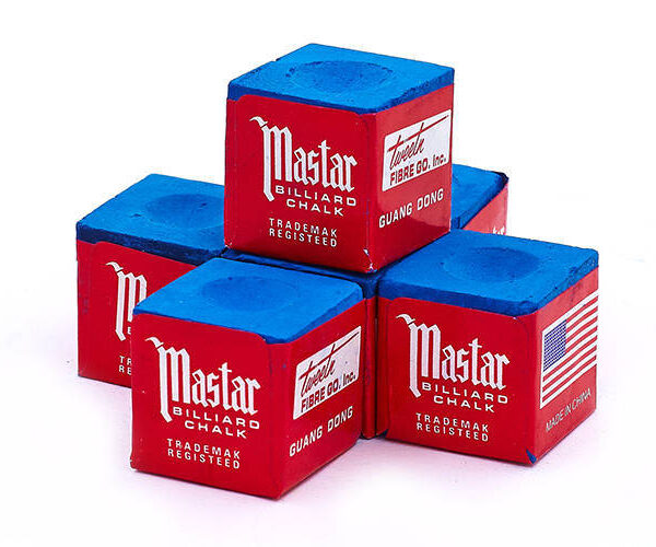 Мел для бильярда MASTER 12шт синий