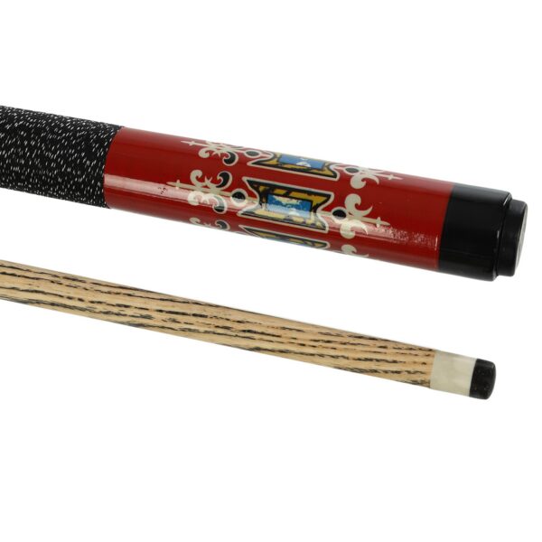 Кий бильярдный для пула двухсоставной разборной разборной 145x1,3см