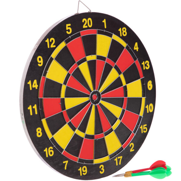 Дартс из прессованной бумаги 6 дротиков и мишень Baili 15"х1/2" (37х1,3см)