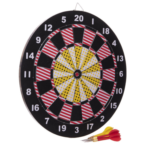 Дартс из прессованной бумаги 6 дротиков и мишень Baili 17"х1/2" (43х1,3см)