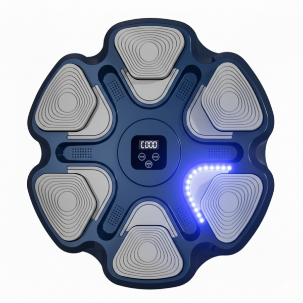 Боксерский тренажер электронный, настенный с дисплеем и музыкальными колонками