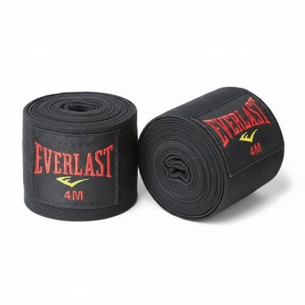 Боксерские бинты Everlast (4 м) черные